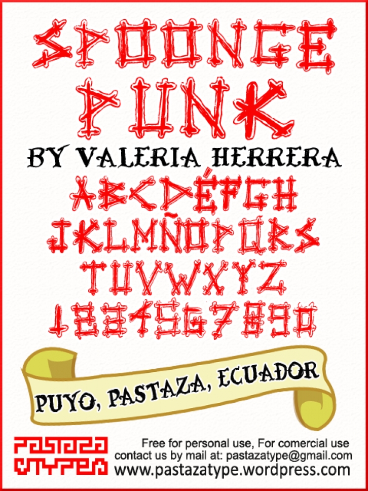 Spoonge Punk Font Download