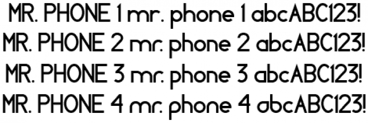 MR. PHONE Font Download