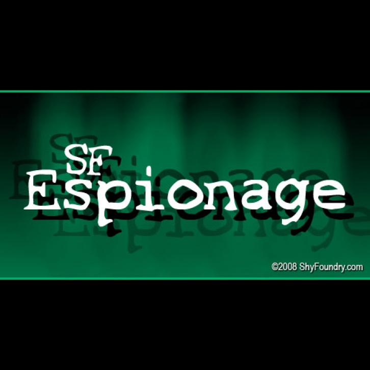 SF Espionage Font Download