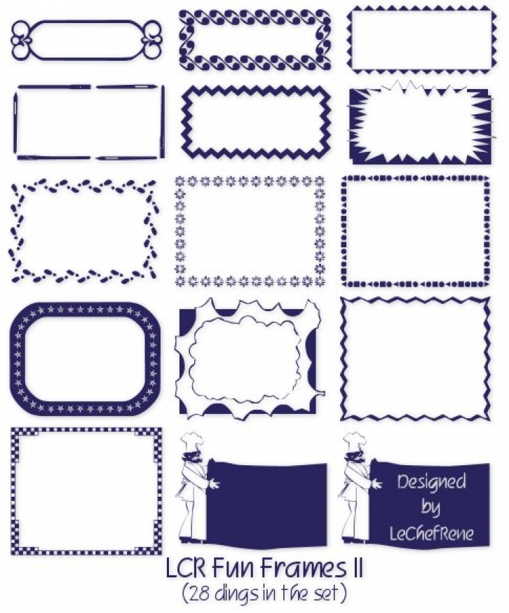 LCR Fun Frames II Font Download