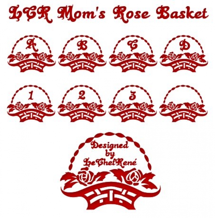 LCR Mom's Rose Baske Font Download