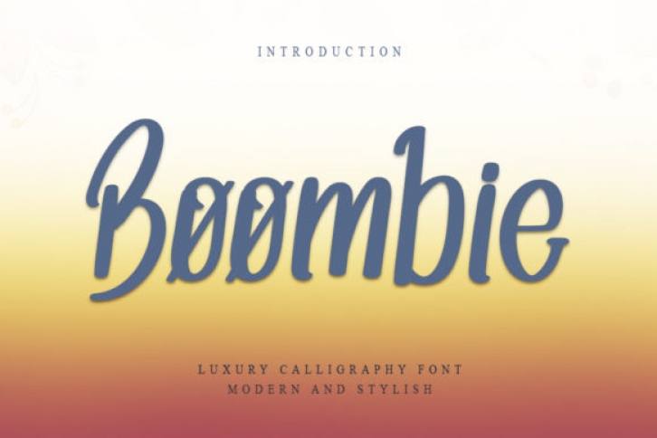 Boombie Font Download
