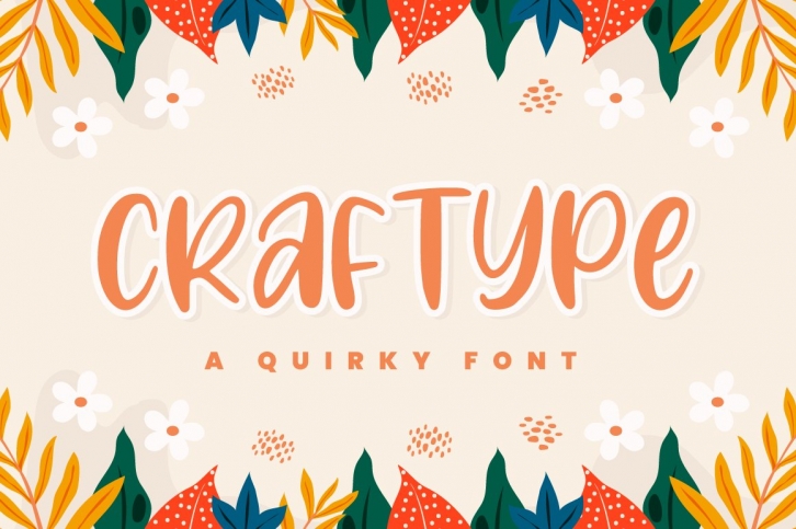 Craftype - Playful Display Font Font Download