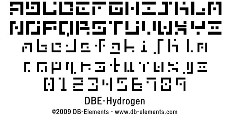 DBE-Hydroge Font Download