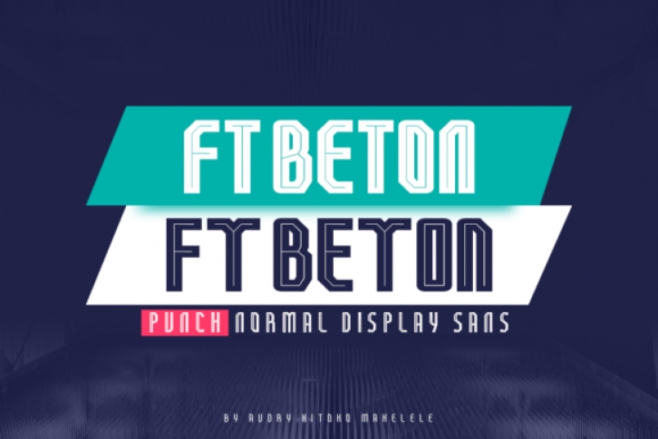FT Beton Punch Font Download