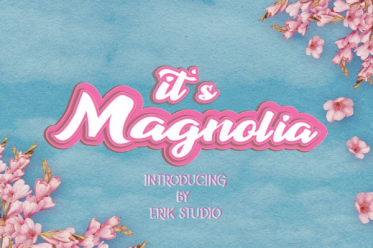 It's Magnolia Font Download