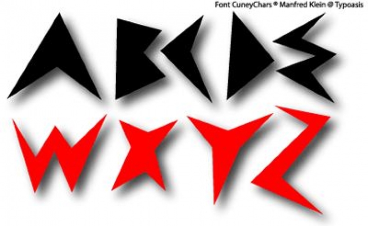 Cuney Chars Font Download