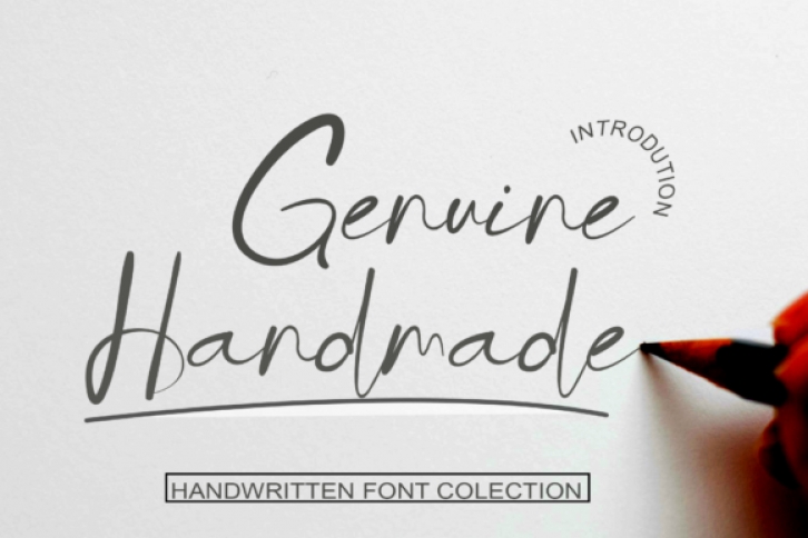 Genuine Handmade Font Download