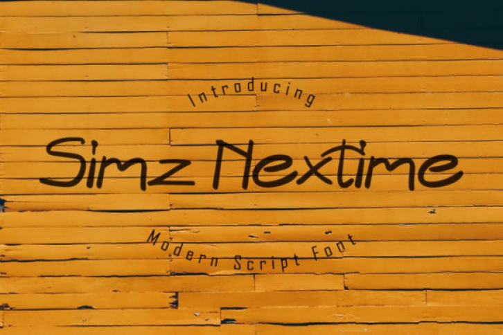 Simz Nextime Font Download