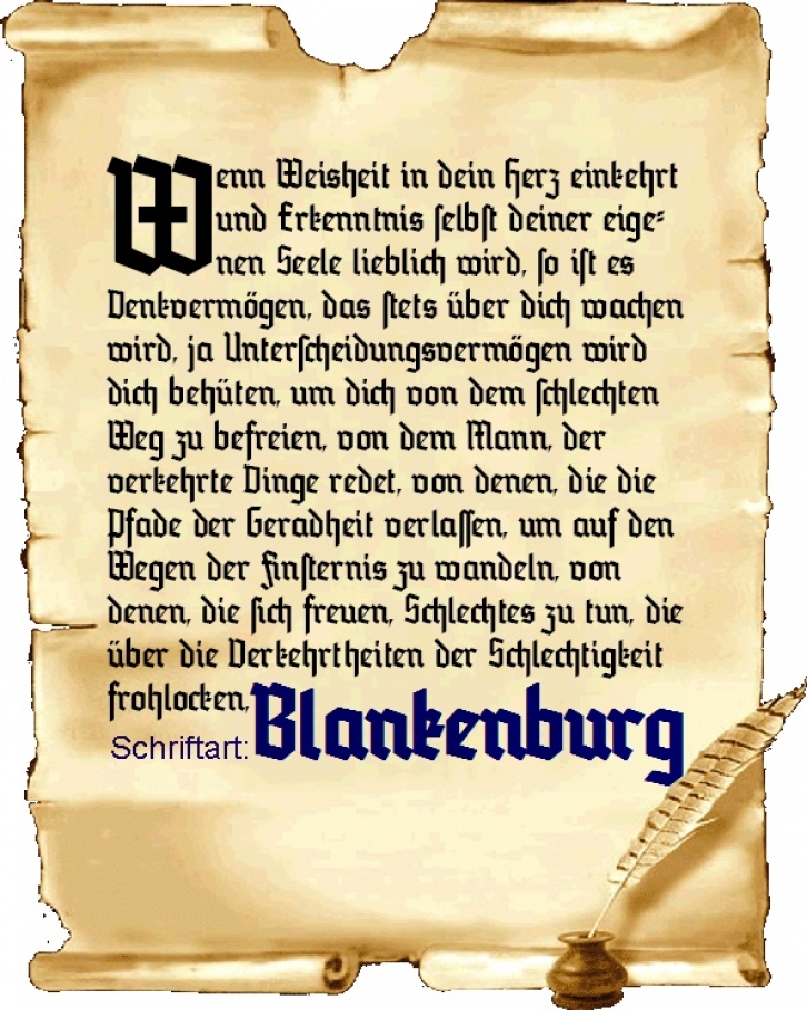 Blankenburg Font Download