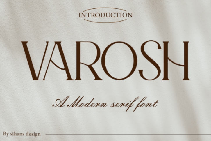 Varosh Font Download