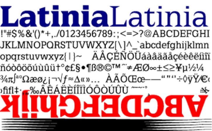 Latinia Font Download