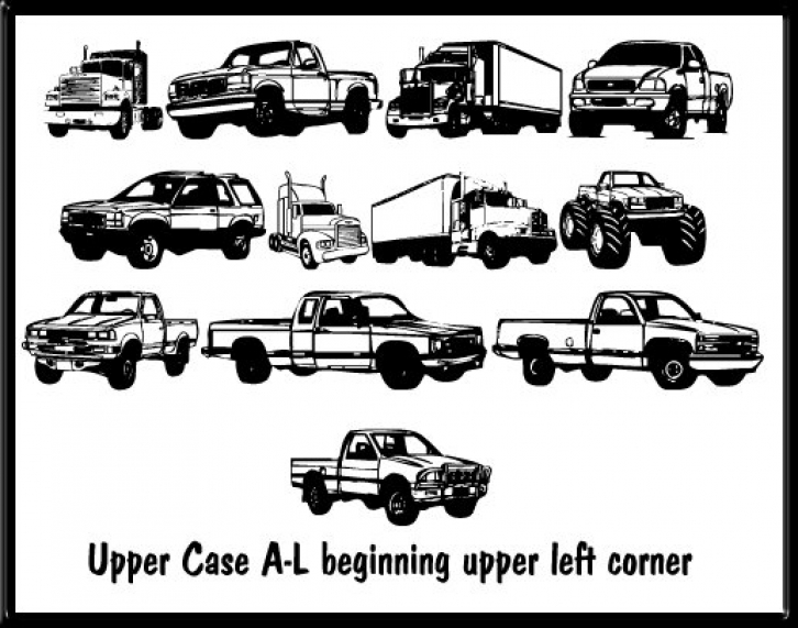 Trucks for Judy *S* Font Download