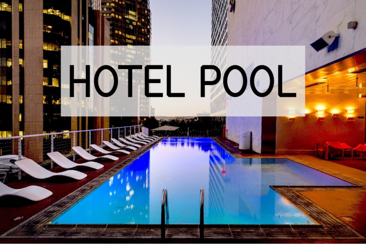 hotel pool Font Download