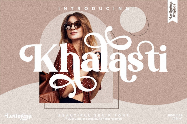 Khalasti - Beautiful Serif Font Font Download