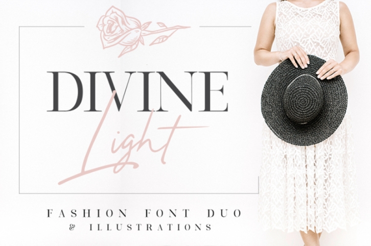Divine Light Font Duo and extras Font Download