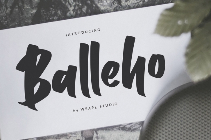 Balleho Font Download