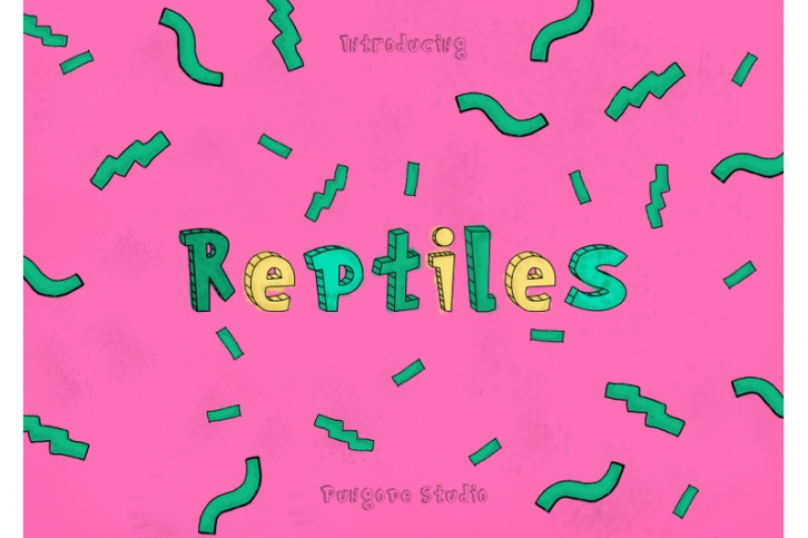 Reptiles - Typeface Font Download