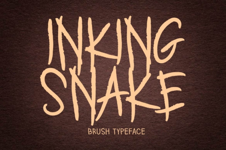 INKING SNAKE Font Download