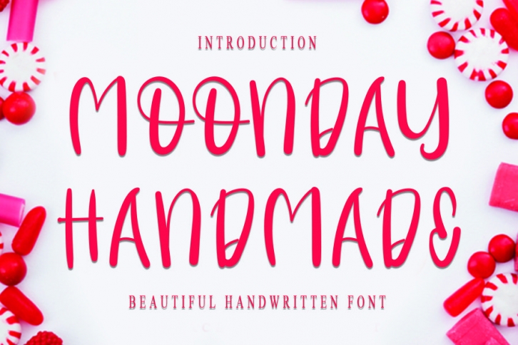 Monday Handmade - Cheerful Handwritten Font Font Download