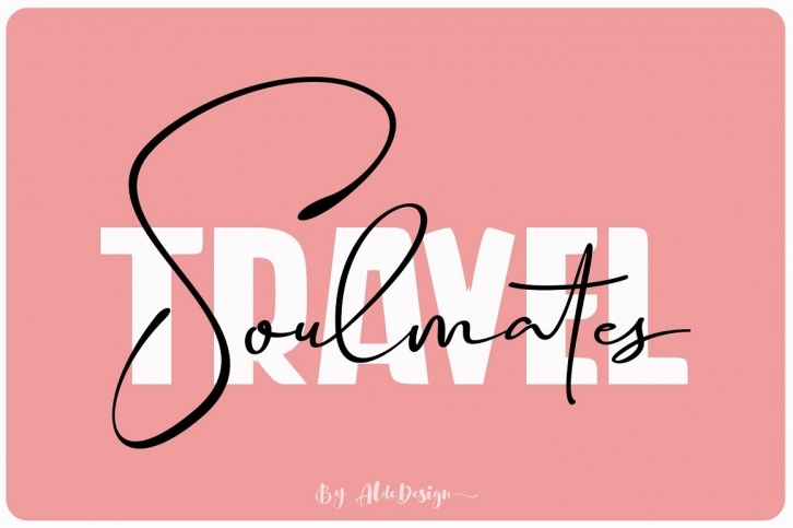 Travel Soulmates - Font Duo Font Download