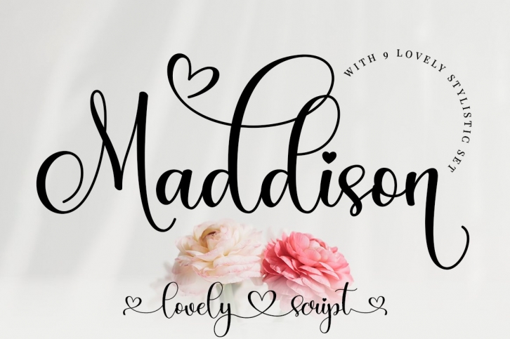 Maddison Lovely Script Font Download