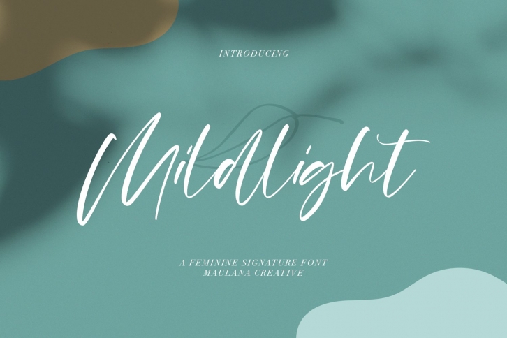 Mildlight Feminine Signature Font Download