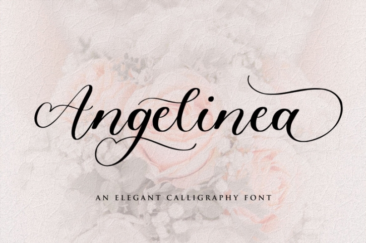 Angelinea Elegant Calligraphy Font Font Download