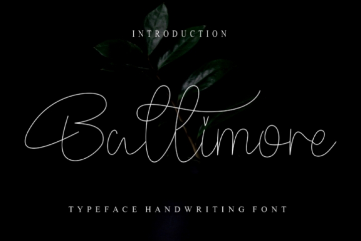 Baltimore Font Download