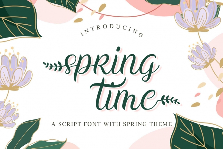 Spring Time Font Download