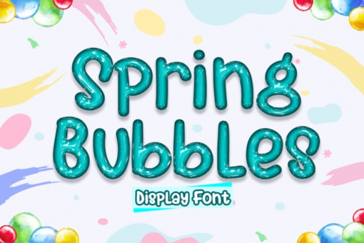 Spring Bubbles Font Download