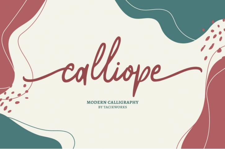 Calliope Modern Calligraphy Font Download