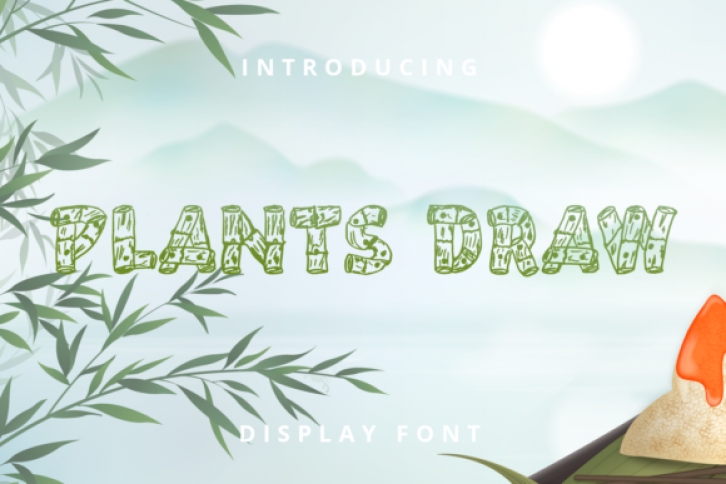 Plants Draw Font Download
