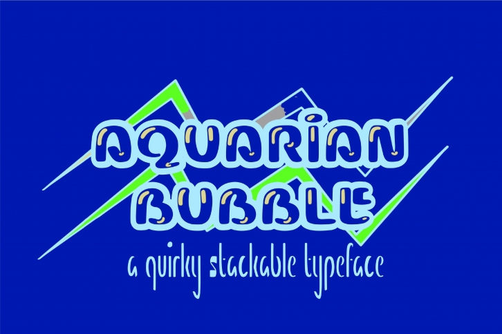 Aquarian Bubble Typeface Font Download