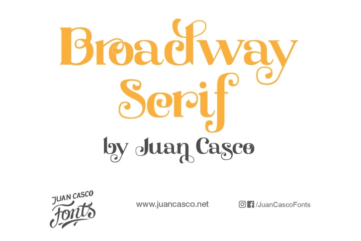 Broadway Seif Font Download