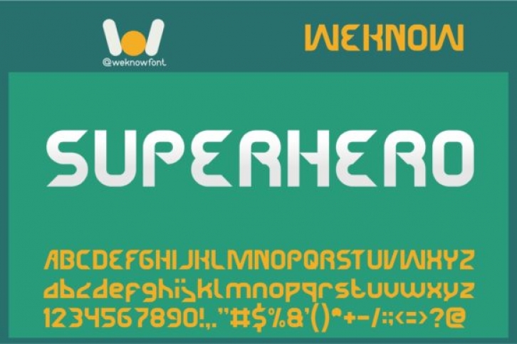 Superhero Font Download