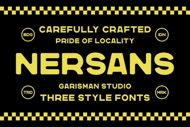 Nersans - Vintage Font Font Download