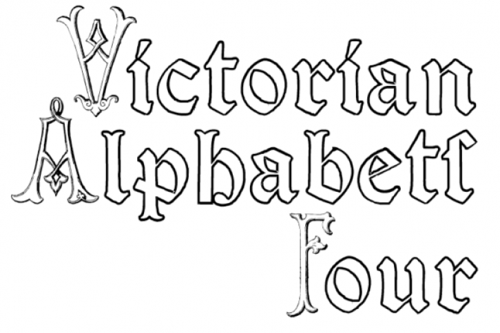 Victorian Alphabets Four Font Download