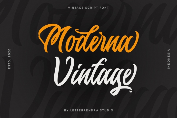 Moderna Vintage Font Download