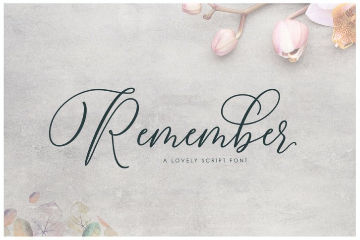 Remember Script Font Download