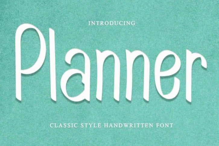 Planner Font Download