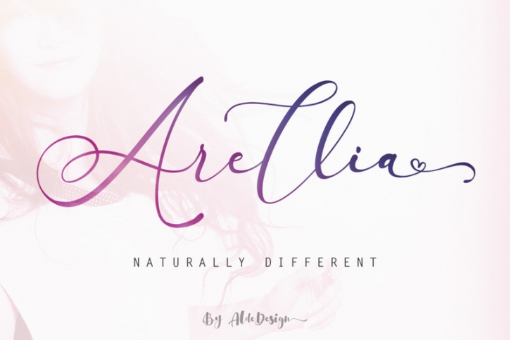 Arellia || Beautiful Script Font Download