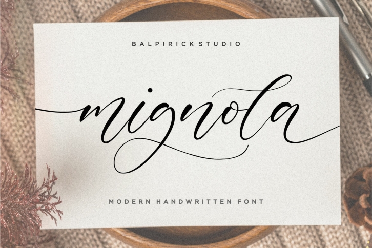 mignola Modern Handwritten Font Download