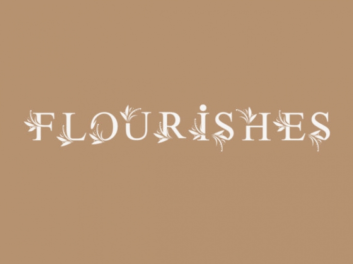 Flourishes Font Download