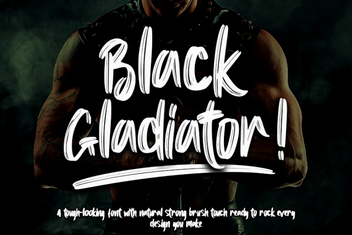 Black Gladiator - Font Download
