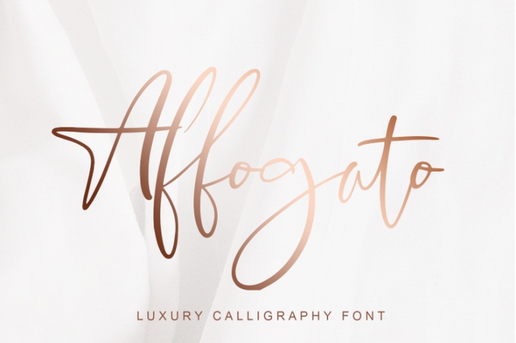 Affogato Luxury Calligraphy Font Download
