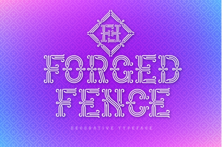 Forged Fence Typeface Font Download