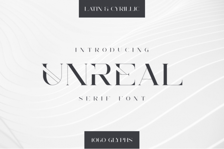 Unreal serif font - Latin &amp;amp; Cyrillic Font Download