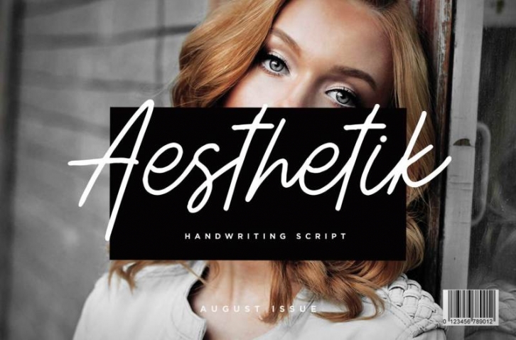 Aesthetik | Handwriting Font Font Download