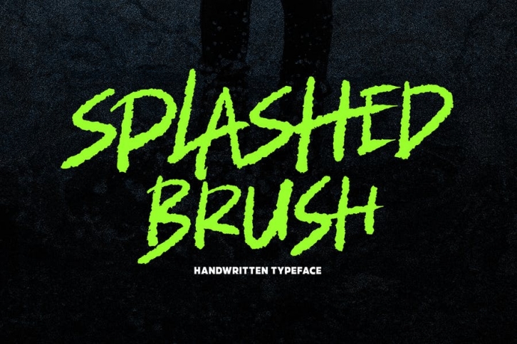 Splashed Brush Font Font Download